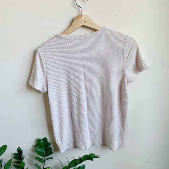 2 for $25 - aerie Real Soft Ribbed Sleep Shirt - Picture 3 of 4